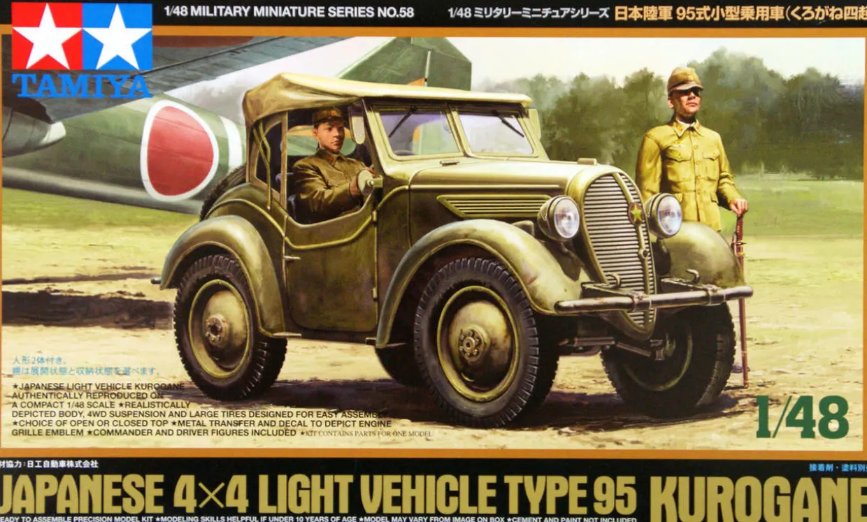 Tamiya 1/48 4x4 Type 95 Kurogane