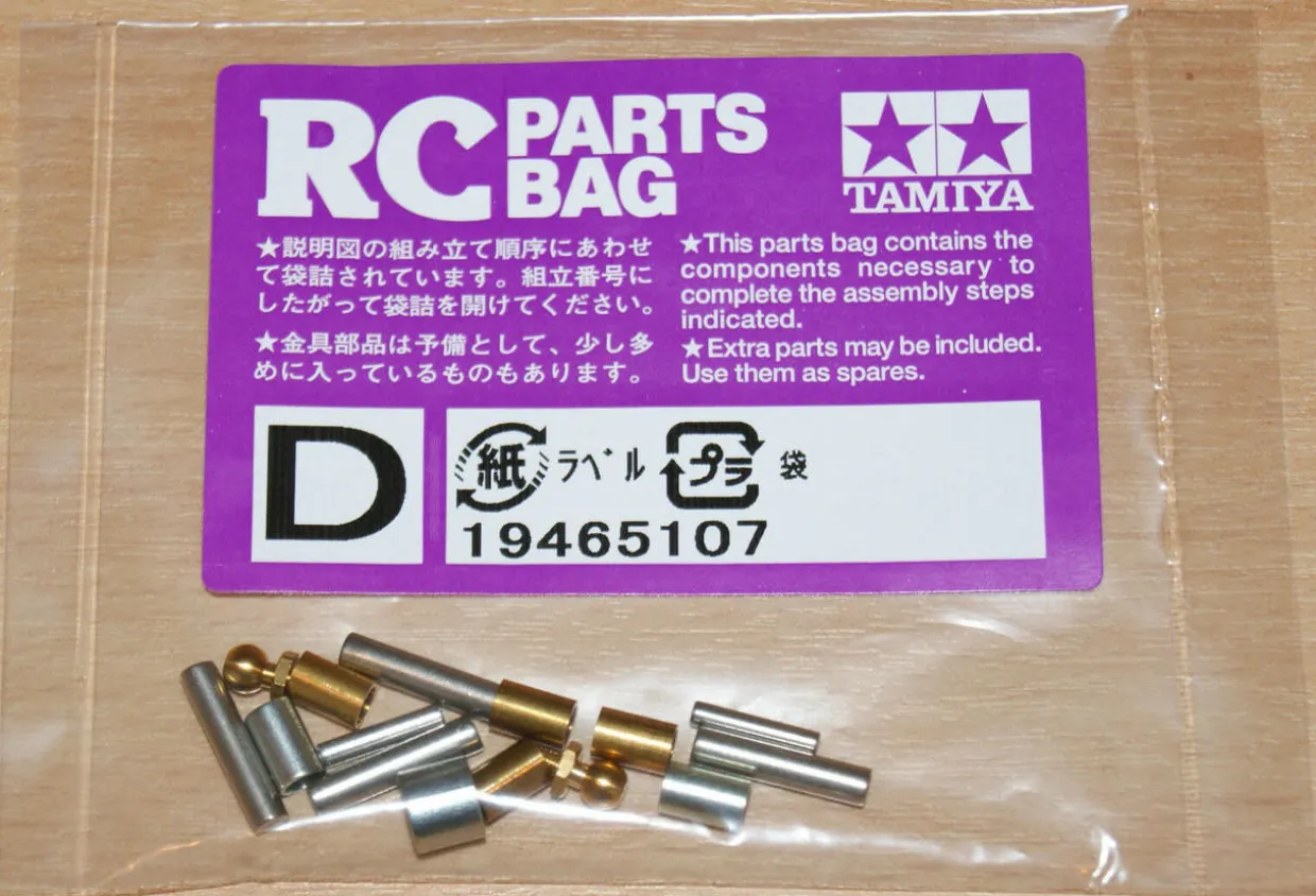 Tamiya Bag D For Hornet and Grasshopper