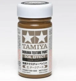 Tamiya Diorama Texture Paint Soil Dark Earth 100ml