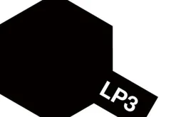 Tamiya LP-3 Flat Black 10ml Lacquer Paint
