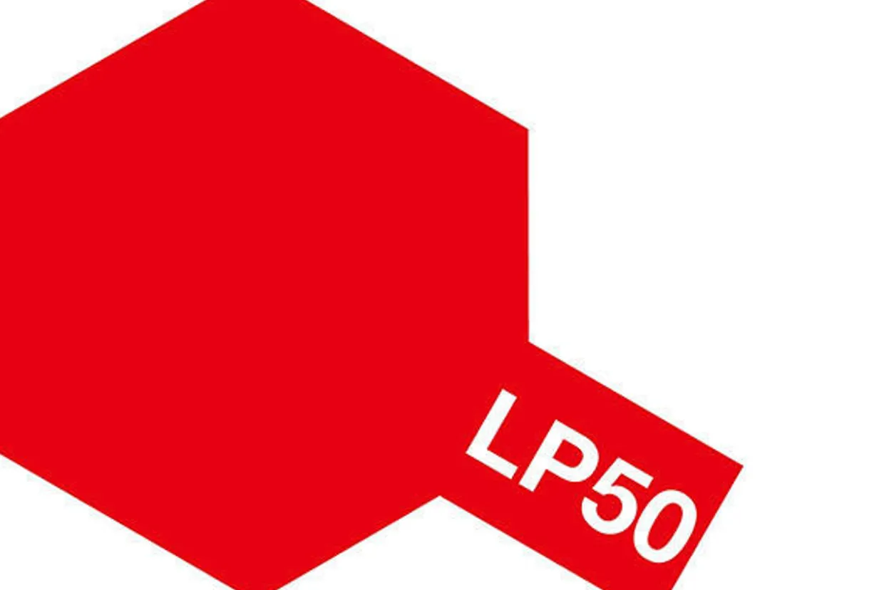 Tamiya LP-50 Gloss Bright Red 10ml Lacquer Paint