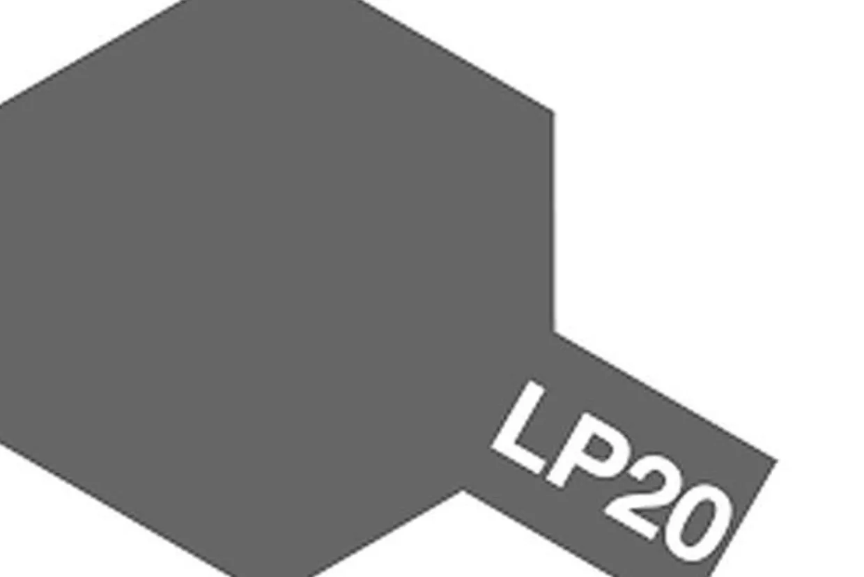 Tamiya LP-20 Gloss Metallic Light Gun Metal 10ml Lacquer Paint