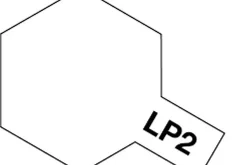 Tamiya LP-2 Gloss White 10ml Lacquer Paint