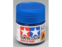Tamiya Mini X-23 Clear Blue 10ml Acrylic Paint