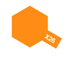 Tamiya Mini X-26 Clear Orange 10ml Acrylic Paint