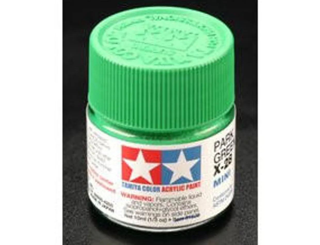 Tamiya Mini X-28 Gloss Park Green 10ml Acrylic Paint