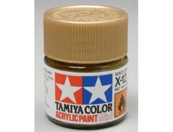 Tamiya Mini X-12 Metallic Gold Leaf 10ml Acrylic Paint
