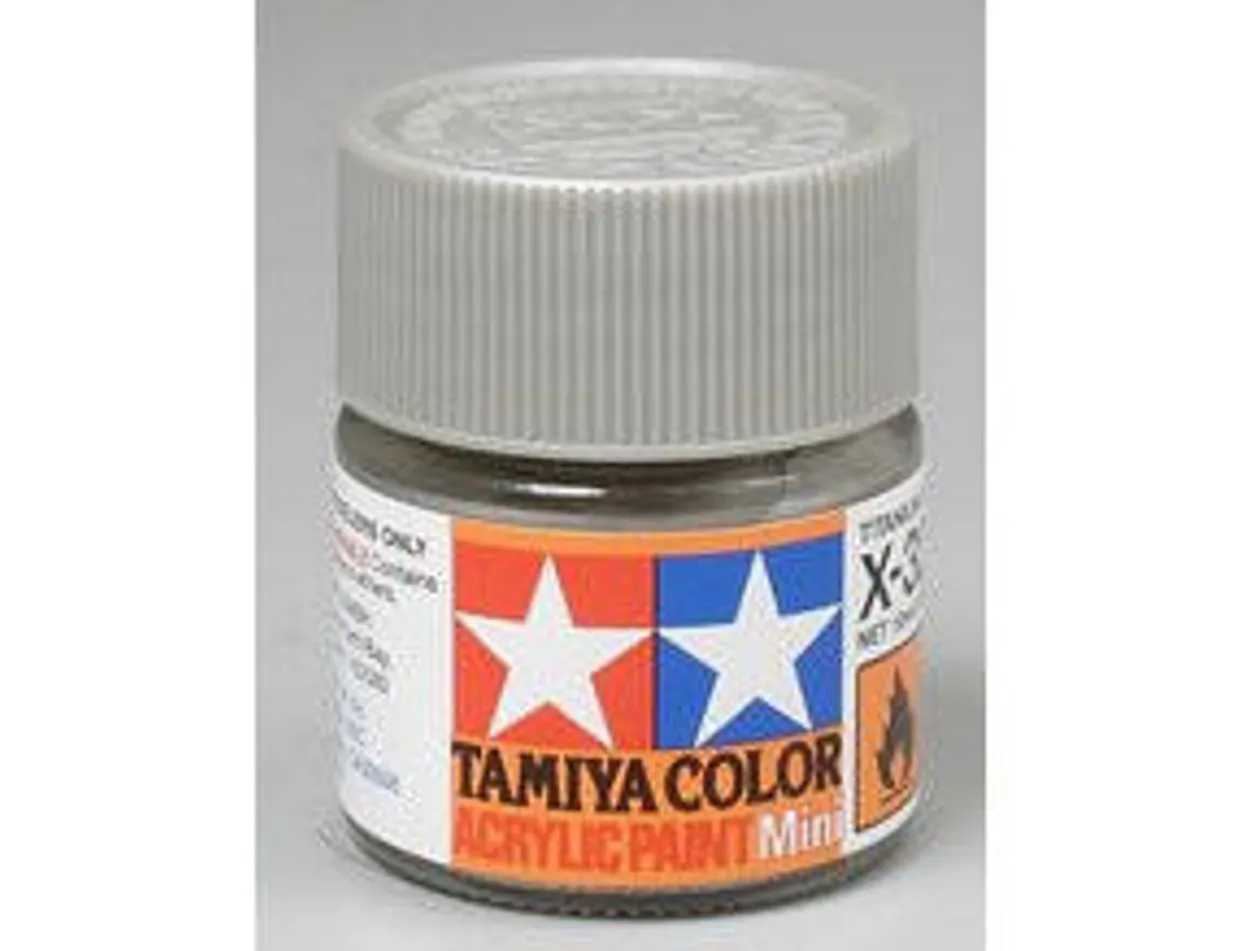 Tamiya Mini X-32 Metallic Titanium Silver 10ml Acrylic Paint