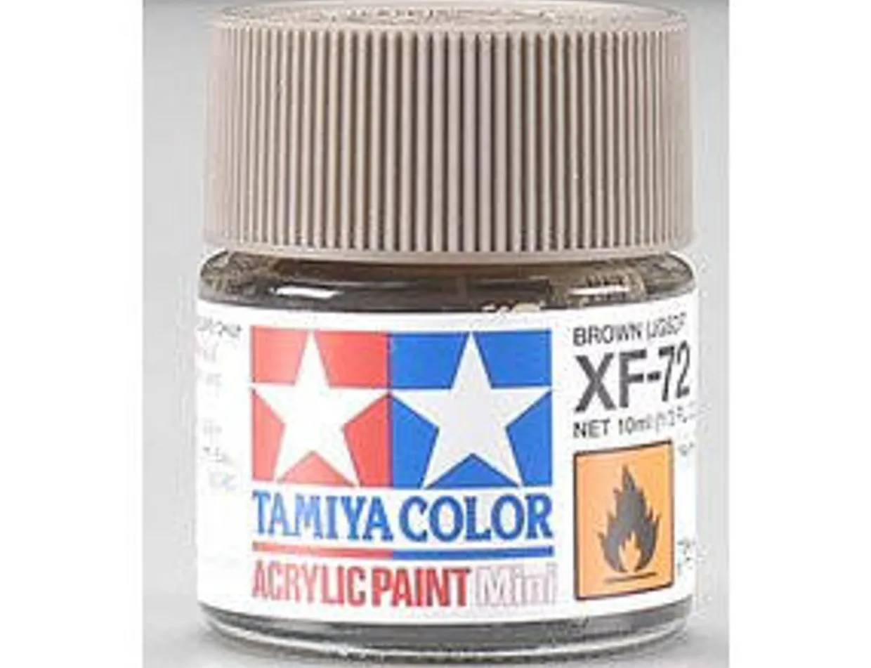 Tamiya Mini XF-72 Flat Brown 10ml Acrylic Paint