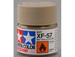 Tamiya Mini XF-57 Flat Buff 10ml Acrylic Paint