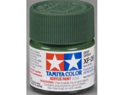 Tamiya Mini XF-26 Flat Deep Green 10ml Acrylic Paint