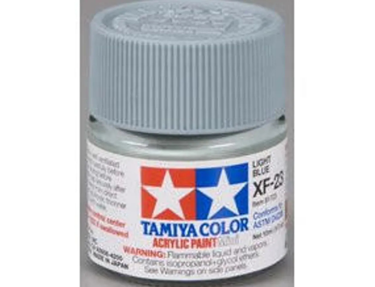 Tamiya Mini XF-23 Flat Light Blue 10ml Acrylic Paint