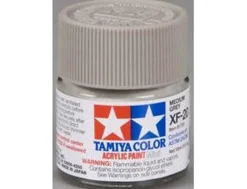 Tamiya Mini XF-20 Flat Medium Grey 10ml Acrylic Paint
