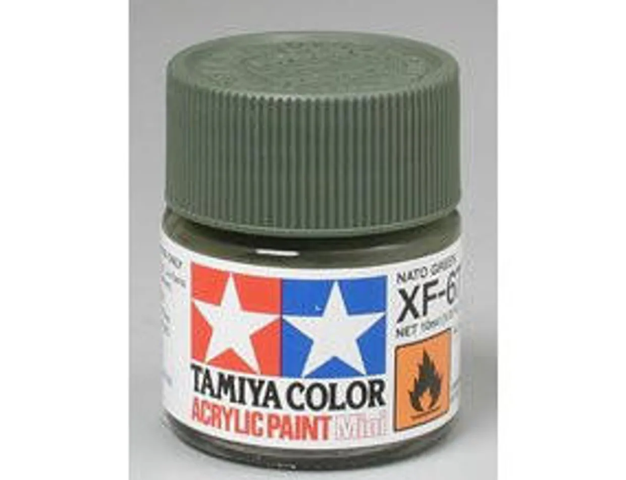 Tamiya Mini XF-67 Flat NATO Green 10ml Acrylic Paint