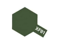 Tamiya Mini XF-81 Flat RAF Dark Green 2 10ml Acrylic Paint