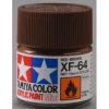 Tamiya Mini XF-64 Flat Red Brown 10ml Acrylic Paint