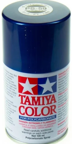 Tamiya PS-59 Dark Metallic Blue Poly Carbonate Spray paint