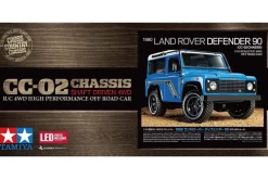 Tamiya RC Land Rover Defender 90 CC-02 Super Package Deal