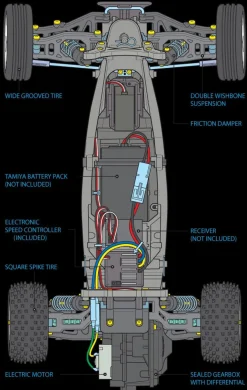 Tamiya RC Neo Fighter Buggy Model Kit