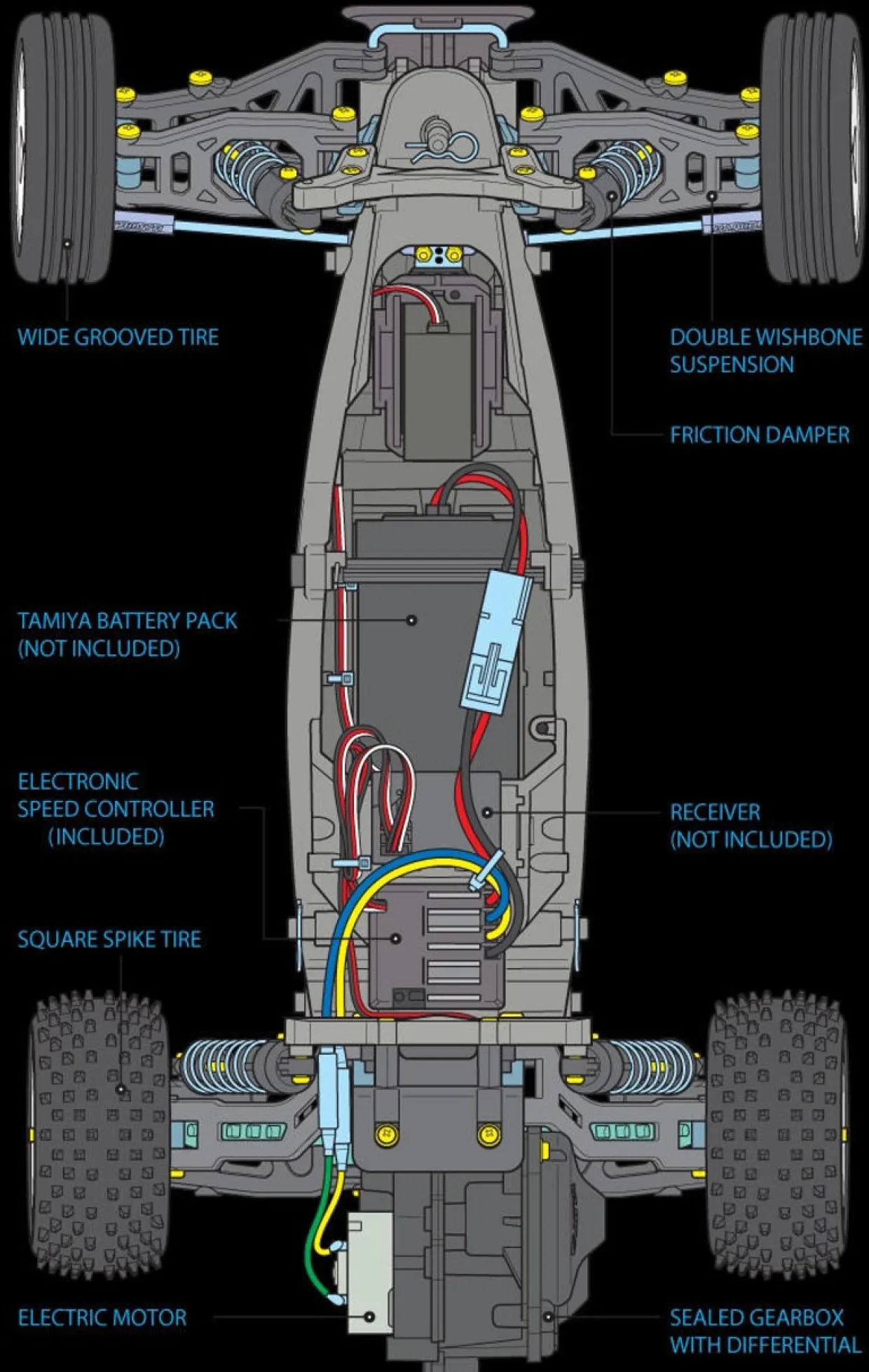 Tamiya RC Neo Fighter Buggy Model Kit