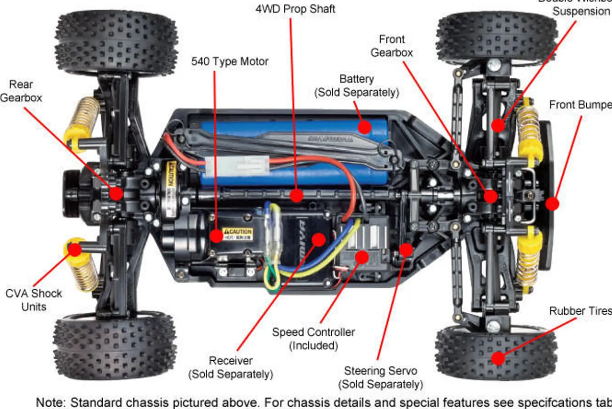 Tamiya RC Neo Scorcher 4WD Buggy TT-02B Model Kit