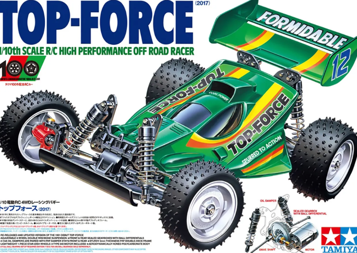 Tamiya RC Top-Force 2017 DF-01 Model Kit