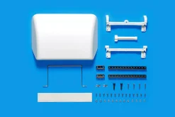 Tamiya RC Truck Roof Spoiler White Edition