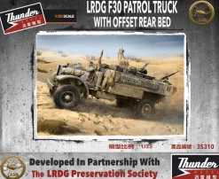Thunder Models 1/35 LRDG F30 Patrol Truck with Offset Rear Bed