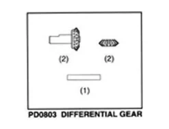 Thunder Tiger TS4N Differential Gear