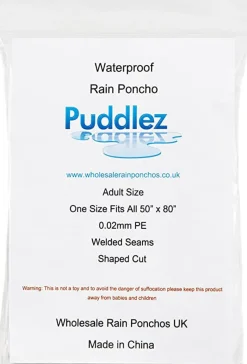 Toolzone Waterproof Rain Poncho