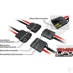Traxxas 5800mAh 7.4v 2S 25C LiPo iD Power Cell Battery Battery (TRX Plug)