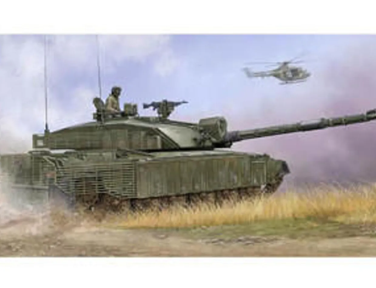 Trumpeter 1/35 Challenger 2 with Anti-Heat Fence