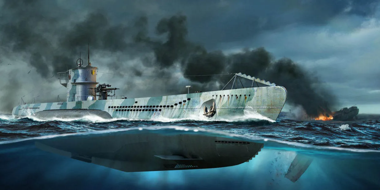 Trumpeter 1/144 DKM Navy Type VII-C U-Boat
