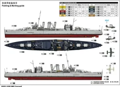 Trumpeter 1/350 HMS Cornwall