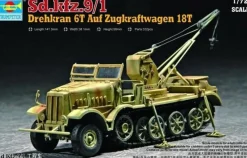 Trumpeter 1/72 Sd.Kfz.9/1 Famo 18T with Bilstein Crane