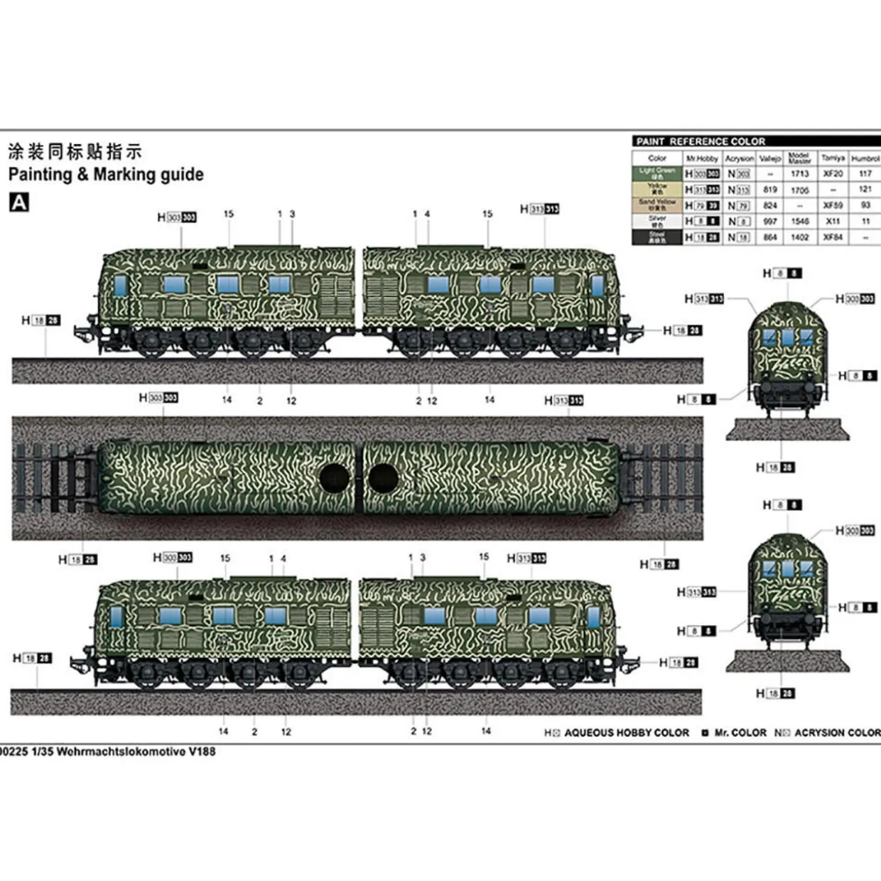 Trumpeter 1/35 Wehrmachtslokomotive V188
