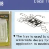 Trumpeter Master Tools Decal Tray