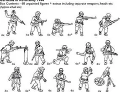 Valiant Miniatures 1/72 WWII Germans in Normandy 1944