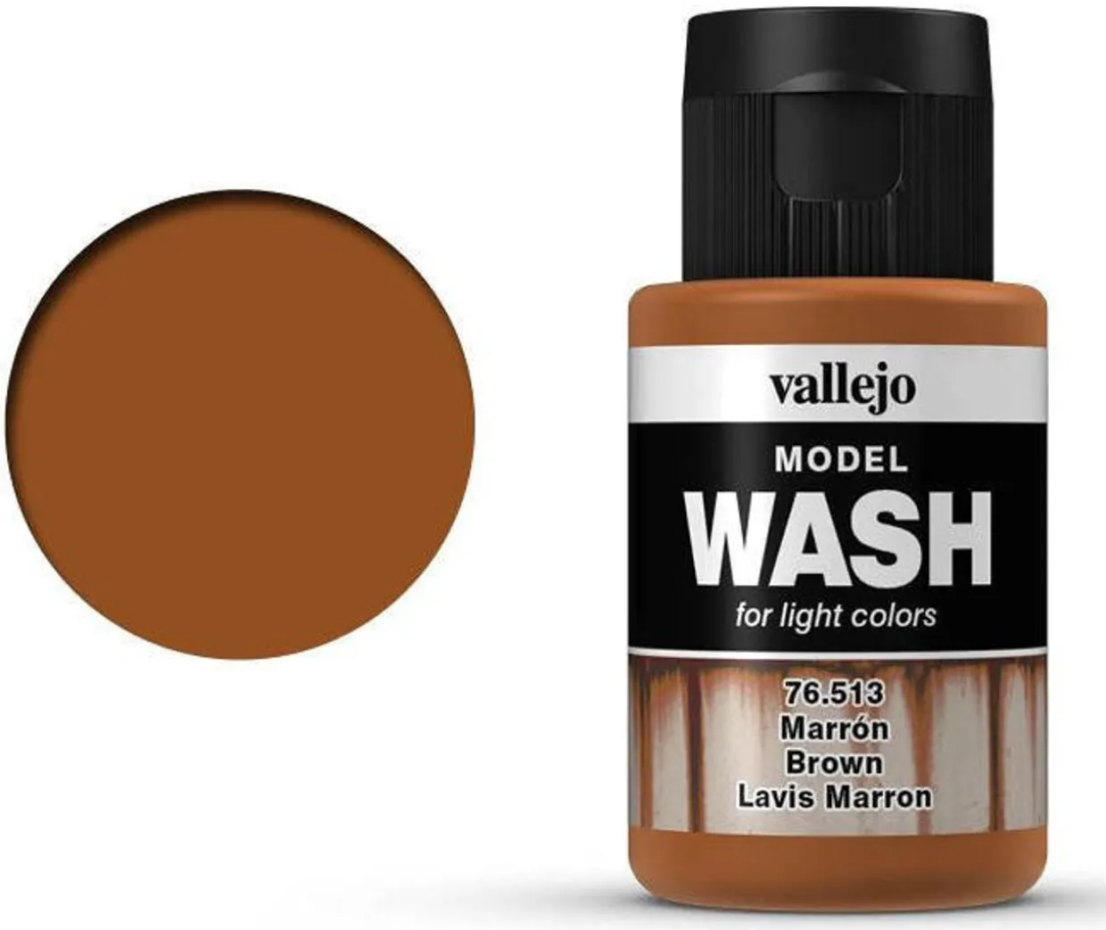 Vallejo Acrylic Wash 35ml Brown