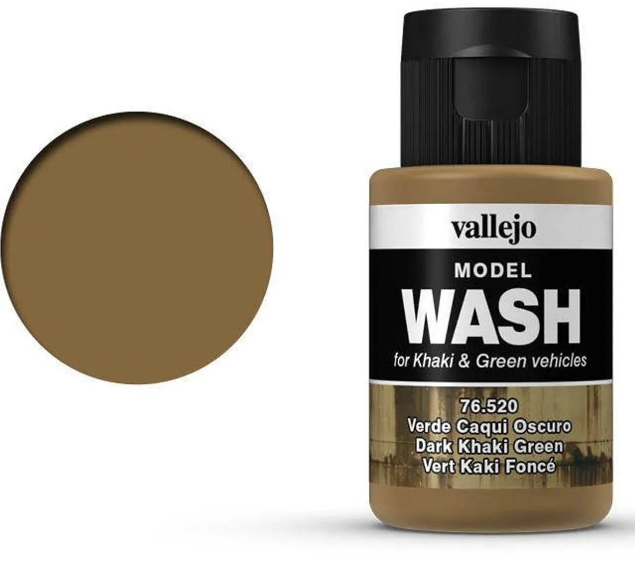 Vallejo Acrylic Wash 35ml Dark Khaki Green