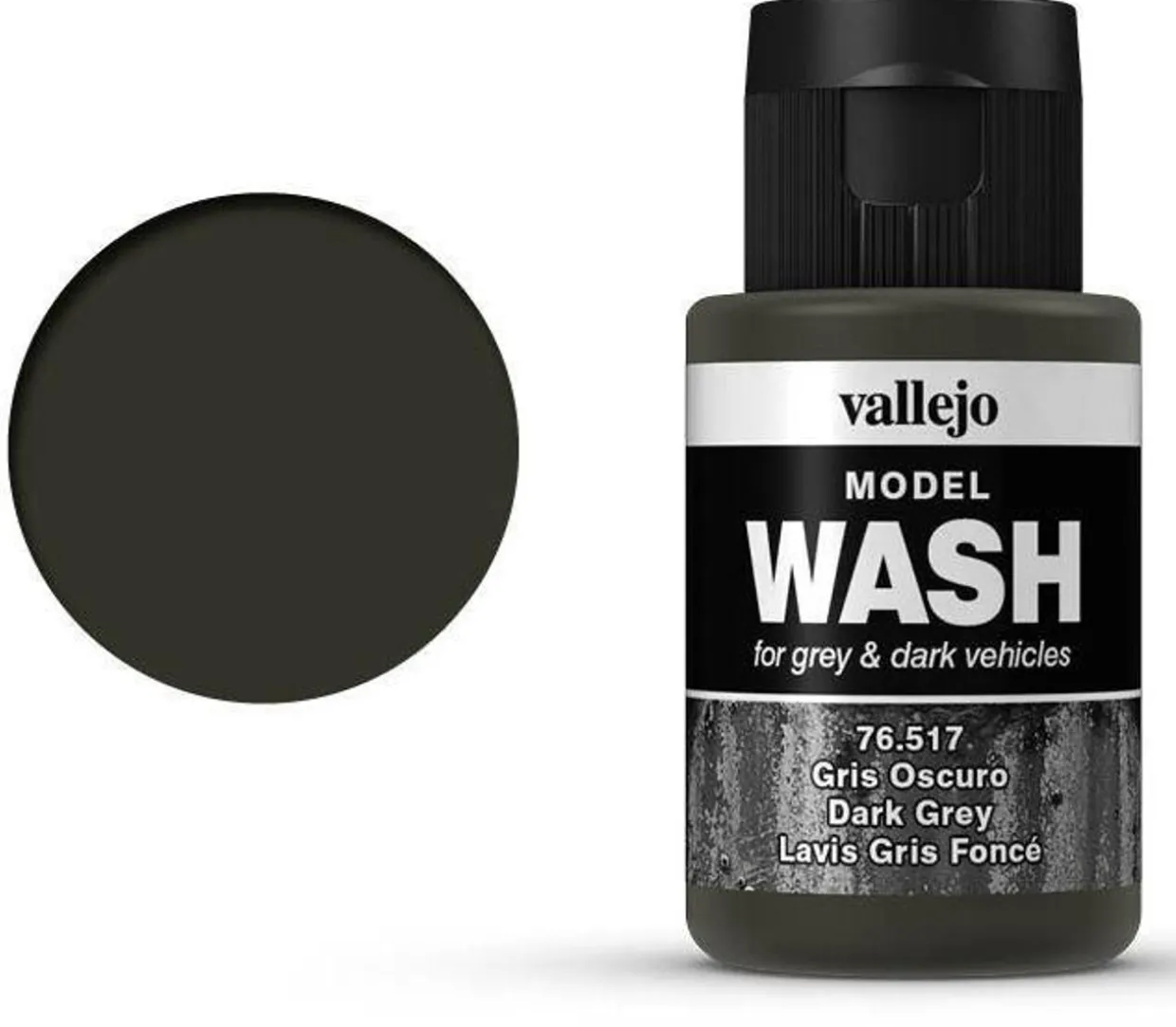 Vallejo Acrylic Wash 35ml Dark Grey