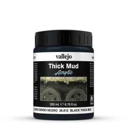 Vallejo Acrylic Weathering Effects 200ml Black Thick Mud