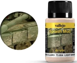 Vallejo Acrylic Weathering Effects 40ml Light Brown Splash Mud