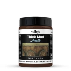 Vallejo Acrylic Weathering Effects 200ml Brown Thick Mud