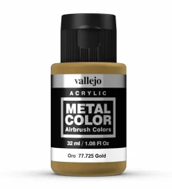 Vallejo Metal Color 725 32ml Gold Acrylic Paint
