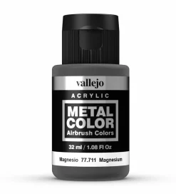 Vallejo Metal Color 711 32ml Magnesium Acrylic Paint