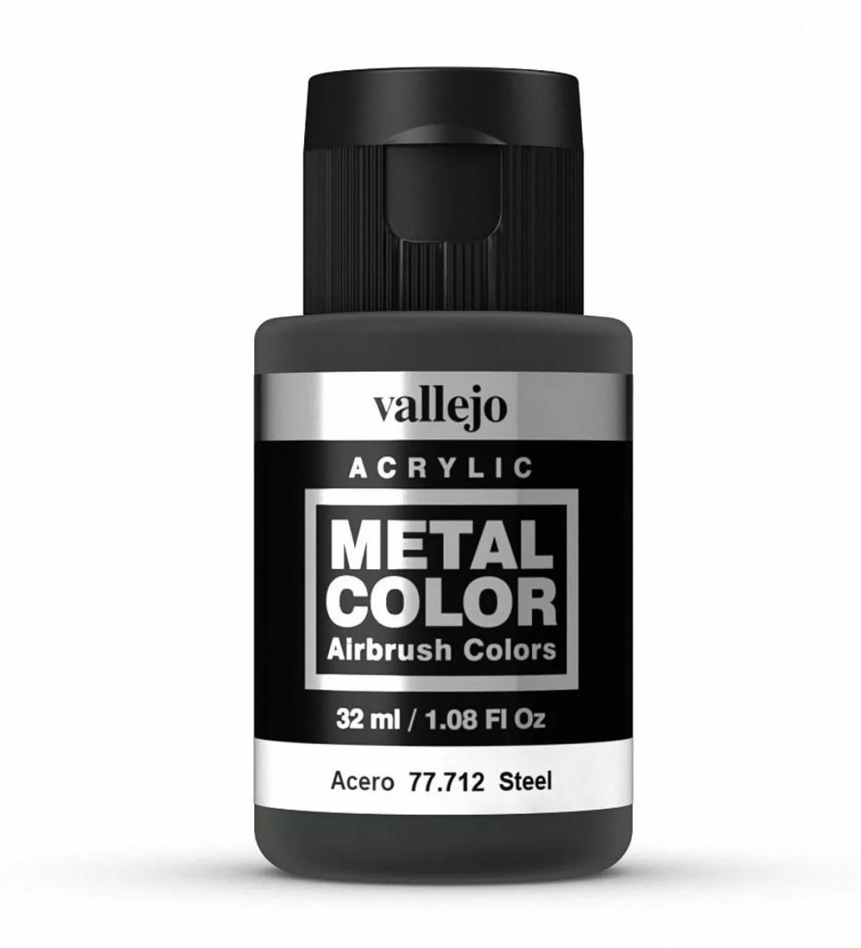 Vallejo Metal Color 712 32ml Steel Acrylic Paint