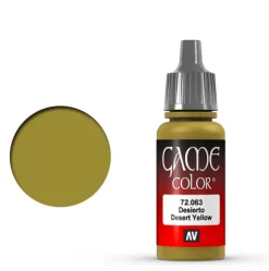 Vallejo 17ml Game Color 063 Desert Yellow