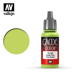Vallejo 17ml Game Color 104 Fluorescent Green