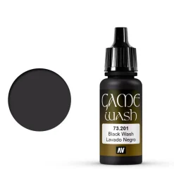 Vallejo 18ml Game Color Wash 201 Black